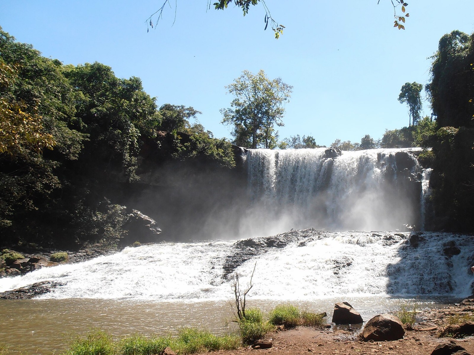 A jungle waterfall in the Mondulkiri highlands